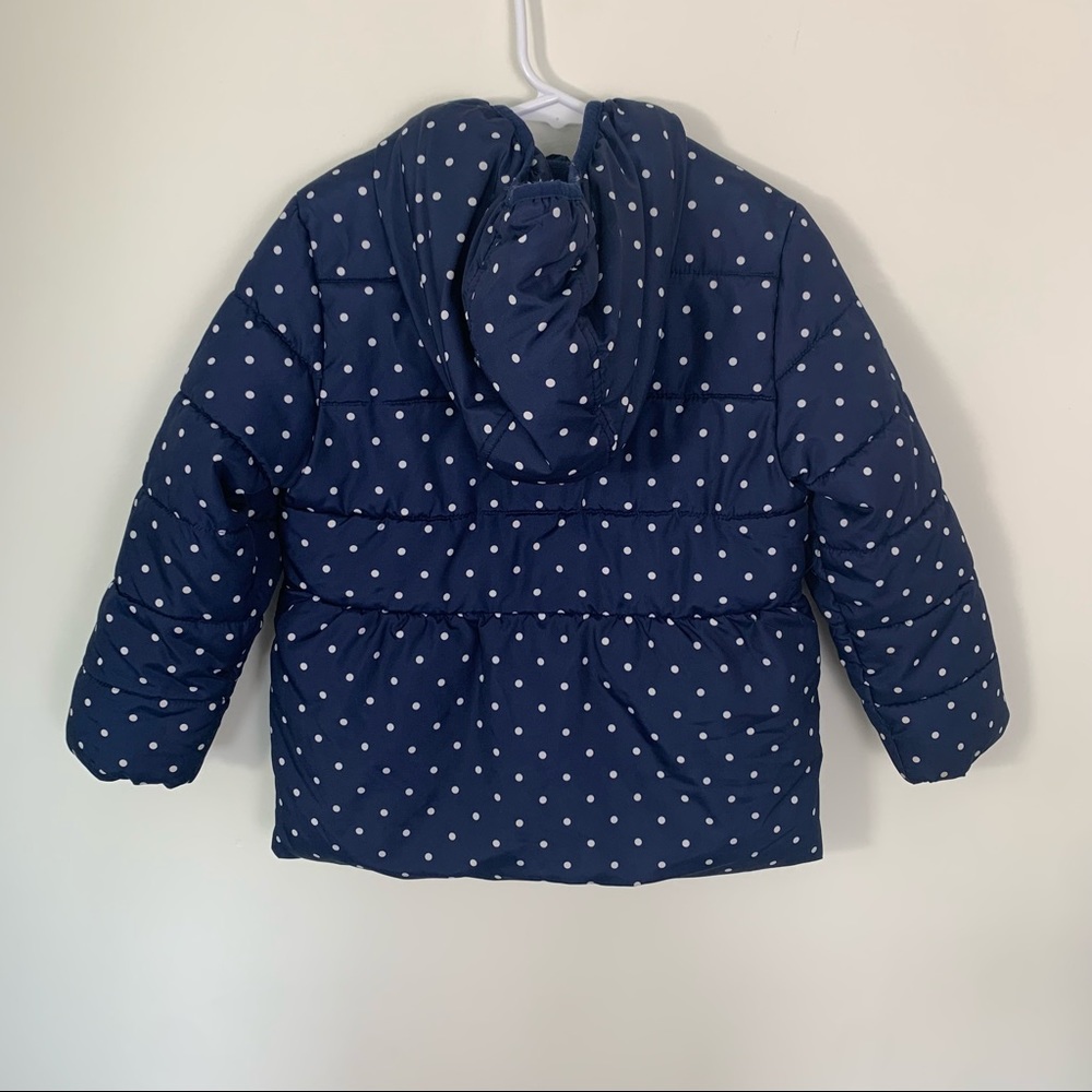 Girls winter coat size 5 - Picture 2 of 3
